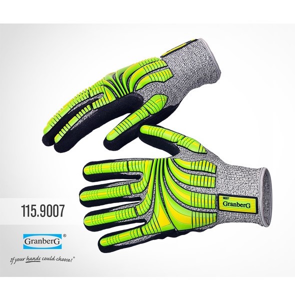 beneden Aanpassing Tram Granberg 115.9007 Cut 5 Impact Hi-Viz Protective Gloves - Safety Products  and Services %pa_model